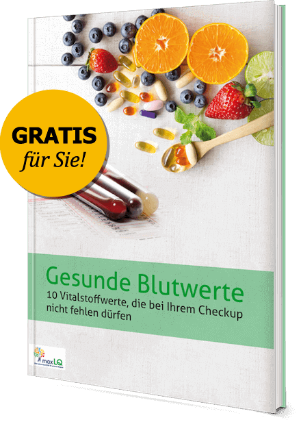 Gratis für Sie! Ratgeber „Gesunde Blutwerte“